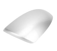 Jeffergarden Coque de Rétroviseur côté Passager Droit, Matériau ABS argenté, Résistant aux Rayures, Installation Facile, Amélioration du Véhicule pour les Modèles Standard