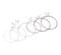 Jeffergarden Cordes de Guitare à Noyau en Acier à Haute Teneur en Carbone Ni Wound Hex EH09, Accessoire de Guitare électrique, Paquet de 6 Pièces, pour la Pratique, la Performance et