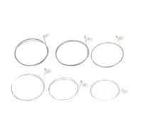 Jeffergarden Cordes en Acier à Haute Teneur en Carbone, Cordes de Guitare à Noyau Hexagonal.010-.046 de Guitare électrique pour un Son Vif et Dynamique, une Blessure Stable et Ronde, un Son Complet