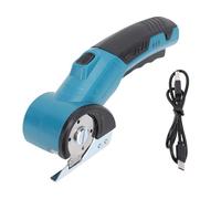 Jeffergarden Coupe-carton Ciseaux électriques Coupe-carton sans Fil avec Lumière LED Bleue Faible Bruit Rapide pour Tapis en Cuir Rotative Puissante