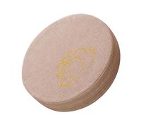 Jeffergarden Coussin de Méditation en Coton et Mousse Dure, Oreiller de Sol en Lin pour la Pratique du Yoga Zen, Coussin Rond de 15,7 Pouces avec Housse Amovible et Lavable pour Tatami de Bureau à