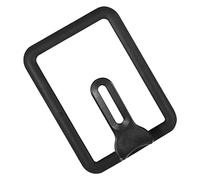 Jeffergarden Couvercle de Casserole en Verre Rectangulaire, Noir trempé épais, Transparence Améliorée, Facile à Utiliser, Matériaux, commodité Permettant de Gagner du Temps (13 * 18cm)