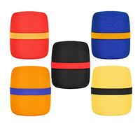Jeffergarden Couverture de Micro en Mousse en Mousse Pack Couvercle éponge Colorée pour le karaoké DJ Performance de Scène avec une Bonne élasticité pour un Son Propre