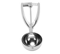 Jeffergarden Cuillère à Crème Glacée, Cuillère à Pâte à Biscuits en Acier Inoxydable avec Déclencheur pour la Cuisson, la Fabrication de Muffins et de Boules de Melon