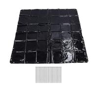 Jeffergarden Curtain Ignifuge de Couverture de Soudage 5.7 X 5,7 Pieds 6 Niveau de Soudage Suspendu avec Liens de Câble pour L'atelier à Usage Industriel Vert foncé