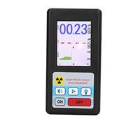 Jeffergarden Détecteur de Rayonnement Nucléaire BR-6 Compteur Geiger Dosimètre Portable avec écran LCD Portable, Précision ± 10% pour les Inspections de sécurité à Domicile Rechargeables Beta Gamma