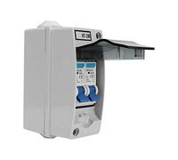 Jeffergarden Disjoncteur Miniature 16A 230V Rail DIN | Pouvoir de Coupure de 6 KA, Protection contre les Surcharges et les Courts Circuits, pour Boîtier de Distribution