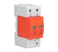Jeffergarden Dispositif Parafoudre LT1-40, Installation sur Rail 2P, Protège Le Système Photovoltaïque CC, Disjoncteur 3,0 KV pour Les Applications d'énergie Solaire