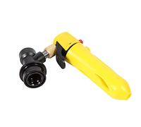 Jeffergarden Distributeur de CO2 de Chargeur de Fût de Bière, Chargeur de Fût de CO2, Serrure à Gaz, Déconnexion Rapide pour le Brassage à Domicile (YELLOW)
