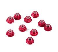 Jeffergarden Écrous de Verrouillage à Insert en Nylon M2, écrous Hexagonaux Autobloquants en Aluminium, Empêchent les Vibrations, Idéaux pour les Véhicules et les Applications Matérielles