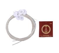 Jeffergarden Ensemble de 10 Cordes Oud Plaquées Argent, Cordes pour Instruments de Musique Ethniques du Moyen-orient avec Noyau en Nylon et Enroulement en Métal Synthétique