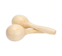 Jeffergarden Ensemble de 2 Marteaux à Sable en Bois, Jouet Musical à Percussion pour Tout-petits avec Peinture Lisse Non Toxique, pour L'éducation Précoce et le Développement de L'audition