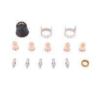 Jeffergarden Ensemble de Consommables pour Découpeur Plasma, 14 Pièces, Embouts et électrodes IPT40 Compatibles avec la Torche Plasma CUT 55DS Pro CUT 65DS