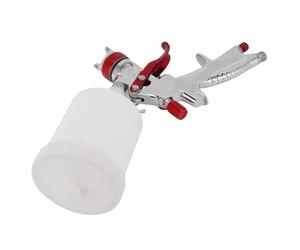 Jeffergarden Ensemble de Pistolet de Pulvérisation Professionnel HVLP à Alimentation par gravité, avec Buse de 1.3mm, Capuchon en Laiton pour Peinture Automobile, Apprêt, Couche Transparente,