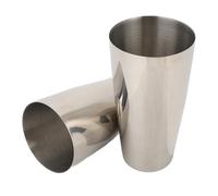 Jeffergarden Ensemble de Shaker à Cocktail 2 Pièces en Acier Inoxydable 304 500 Ml 800 Ml Mélangeurs à Martini Lavables au Lave-vaisselle pour Barmans Professionnels et Mixologues à Domicile