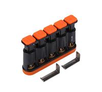 Jeffergarden Entraîneur de Force de Préhension, Plastique et Métal, Exercice de Doigt Réglable pour les Joueurs de Piano et de Guitare, Améliore la Force de Préhension de 3 à 8,5 Lb (ORANGE)