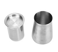 Jeffergarden Filtre à Poudre de Tamis à café, Collecteur à Mailles Fines en Acier Inoxydable pour Tamiser la Poudre de café, Nettoyage sans Effort, Idéal pour la Maison et le