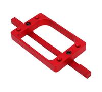 Jeffergarden Gabarit de Charnière de Porte, Kit de Gabarit de Toupie en | Outil de pose de mortaise, guide de taille fixe, construction en alliage durable, utilisation compacte sur un chantier.