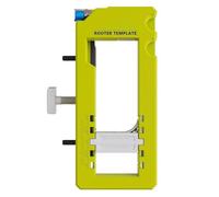 Jeffergarden Gabarit de Localisation de Charnière de Porte, Kit d'Installation de Mortaiseuse en Plastique, Guide de Perçage Précis pour Armoires à Bois et Installation de Charnière de Porte