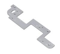 Jeffergarden Gabarit de Routeur à Rainurer pour le Travail du Bois, Modèle de Fente pour Poignée de Porte d'armoire en Alliage d'aluminium pour un Routage Précis dans les Projets de Maison et de