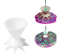 Jeffergarden Gobelets Fendus pour Peinture Acrylique, Faciles à Utiliser et sans Effort, Polyvalents et Multifonctionnels, Idéaux pour les Artistes, Petits et Grands Outils de Peinture sur toile.