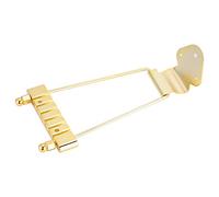 Jeffergarden Guitare Pont Flottant Chevalet Kit Métal Base Palissandre | Kit de cordier flottant pour pont de guitare, Base en métal et palissandre, hauteur réglable, 6 cordes, guitare Jazz pour