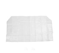 Jeffergarden Housse Anti-poussière Transparente en PEVA pour Clavier de Piano, Design élargi pour Garder le Clavier Propre, Longue Durée de Vie avec un Design Transparent, Excellent Matériau (pour