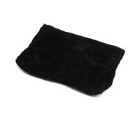 Jeffergarden Housse de Tabouret de Piano en Peluche - avec Macramé Décoratif, Protection contre la Poussière (NOIR)