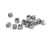 Jeffergarden Inserts de Réparation de Filetage 50 Pièces, Kit d'écrous en Acier Inoxydable pour M8 X 1,25, Accessoires de Protection de Fil Durables pour les Réparations de Métal et de Plastique