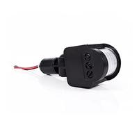 Jeffergarden Interrupteur de Capteur de Mouvement Extérieur, Capteur Infrarouge PIR à économie d'énergie, Contrôle Automatique des LED pour Les Lumières Murales et Les Feux d'inondation