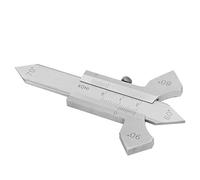 Jeffergarden Jauges de Point de Soudure, Acier Inoxydable, Outil de Soudage Précis 0-20 Mm pour l'inspection et la Mesure des Soudures d'angle