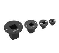 Jeffergarden Jeu de 4 Adaptateurs de Douilles à Impact à Profil Bas, Réducteur D'entraînement en Acier Inoxydable de 1/2 à 3/8, Adaptateur D'impact de 3/4 à 1/2, etc.