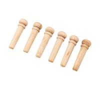 Jeffergarden Jeu de Broches de Pont de Guitare, Broches de Pression pour Cordes Acoustiques en Bois d'érable, Améliore la qualité Sonore pour les Artistes