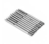 Jeffergarden Jeu de Tarauds de Machine HSS à Cannelure Droite, Taraud à Filetage Métrique 10 Pièces M3 M8 M10 M12 pour la Coupe de Trous Traversants et Borgnes dans l'acier et le Fer en Dessous de