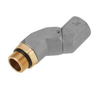 Jeffergarden Joint Universel de Tuyau de Carburant Rotatif à 360 Degrés, Alliage d'aluminium, Résistant à la Chaleur, pour Les Applications de Transfert de Carburant, Connexion BSPP 3/4"