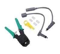 Jeffergarden Kit Adaptateur SPX vers RJ45, Connecteur d'extension Mâle Femelle pour Routeur d'antenne Parabolique Gen 2, Connecteurs Ethernet étanches, Accessoires, Plug and Play, intégré