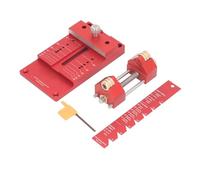 Jeffergarden Kit d'affûtage de Burins, Fixation d'angle de 15 à 45 Degrés, Outil 'affûtage en Alliage 'aluminium pour Ciseaux et Rabots à Bois avec Alignement de Goupille de Verrouillage