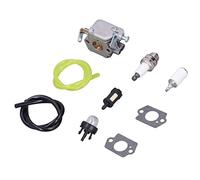 Jeffergarden Kit de Carburateur pour Tronçonneuse 33 CC, Kit de Carburateur en Aluminium Facile à Installer pour Accessoires de Remplacement de Générateur UT-10781 RY74003D