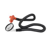 Jeffergarden Kit de Carénage Anti-poussière pour Meuleuse d'angle Couvercle de Meulage à Sec avec Tube à Vide, pour Meuleuse de 4 à 5 Pouces, Matériau en Polycarbonate de Fixation de Collecte