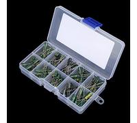 Jeffergarden Kit de Condensateurs électrolytiques, 100 Condensateurs Radiaux, Valeurs Assorties de 10 UF à 470 UF pour les Applications Audio et les Projets de Bricolage