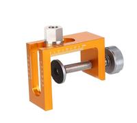 Jeffergarden Kit de Gabarit de Trou de Poche, Alliage d'aluminium Solide, Positionnement Rapide, pour le Travail du Bois et l'artisanat, Guide de Perçage Réglable pour une épaisseur de 15 à 50 Mm