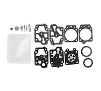 Jeffergarden Kit de Joints de Carburateur, Jeu de Joints en Papier, Kit de Reconstruction, de Réparation de Tronçonneuse pour D11 WYL, Artisanat, Matériau du Produit Fer, Caoutchouc, Rondelle,