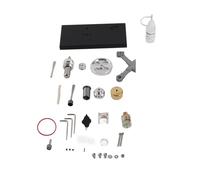 Jeffergarden Kit de Modèle de Moteur Stirling, Cylindre et Piston en Métal, Générateur de Puissance à Lumière LED pour l'enseignement en Classe et Les Expériences en Laboratoire