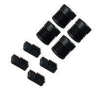 Jeffergarden Kit de Pieds Absorbant les Chocs pour Imprimante 3D, Coussinets Anti-vibrations en Silicone et Nettoyeurs de Buses pour Imprimantes 3D en Carbone