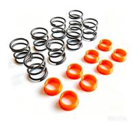 Jeffergarden Kit de Ressort de Manette pour Mini Pelle, Acier Allié | Convient aux Mini Excavatrices Chinoises de 1 à 2 Tonnes, Installation Rapide sans Outil, 8 Ressorts et 8 Inserts de
