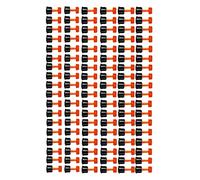 Jeffergarden Kit de Système de Nivellement de Carrelage 150 Pièces, Outil d'installation de Carrelage Réutilisable avec Conception Réglable pour Revêtement de Sol Mural, planéité élevée, Réduit la