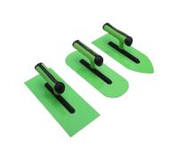 Jeffergarden Kit de Truelle en Plastique ABS avec Poignée TPR, Truelle de Finition à extrémité Carrée et Ronde pour L'entretien de la Construction du Bois