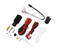 Jeffergarden Kit d'extrémité Chaude d'imprimante 3D à Chauffage Rapide avec Buse en Laiton, Brise-chaleur Bimétallique, Dissipateur Thermique en Aluminium et Tige en Céramique pour Haute