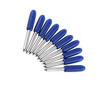 Jeffergarden Lames de Coupe 10 Pièces, Lames de Coupe en Carbure cémenté 30 45 60 Degrés pour Machine de Traceur, Idéales pour la Découpe Professionnelle de Vinyle (60°)