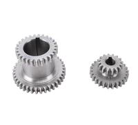 Jeffergarden Lathe Duplicate Gear Set pour 0618 Mini Lathes T37 T27 T26 T16 Metal Gears avec un Diamètre de Trous de 12 Mm de 12 Mm pour le Travail du Bois et le Travail des Métaux